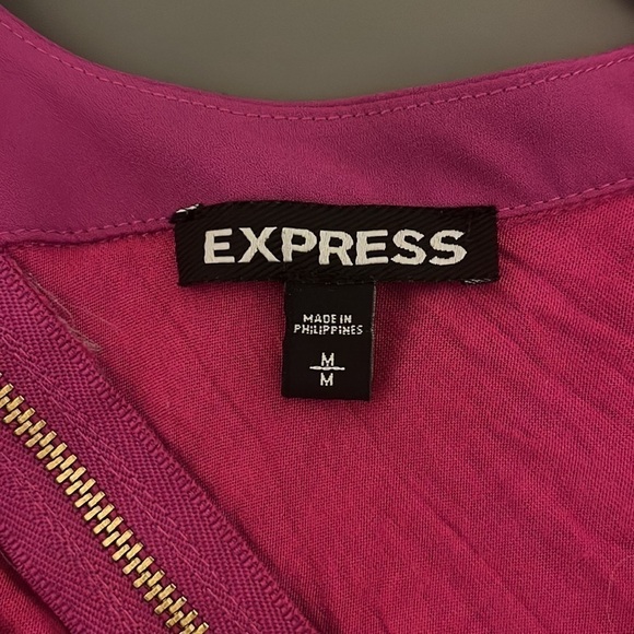 Express Purple Razorback Blouse Size M - Picture 4 of 5